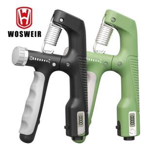 WOSWEIR 10100Kg 헬스장 손 그립 남자 조절 가능한 손가락 무거운 운동기 힘 근육 회복 손 그리퍼 트레이너