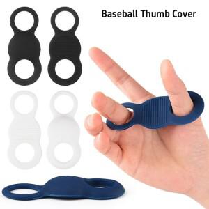 실리콘 야구 엄지 스윙 트레이너 충격 흡수 더블 링 야구 엄지 커버 미끄럼 방지 야구 엄지 가드