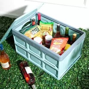 자동차 트렁크 정리함 캠핑 차량용 박스 접이식 트렁크 정리함 수납함 플라스틱 다용도 폴딩