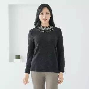 엄마옷 마담4060 벨루아기모블라우스 중년여성 데일리 -ZHBL2410002-