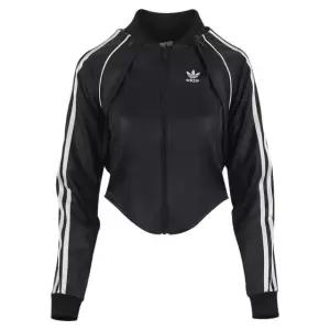 아디다스 여성 SST 레더 크롭 트랙탑 자켓 IJ5021
