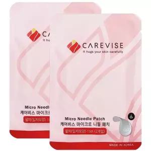 케어비스 마이크로 니들패치 일자무늬 여드름 트러블 눈밑 눈가 팔자주름 패치 2개입x2세트