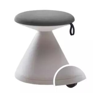 시디즈 스툴 의자 화장대 보조 미니 낮은 바퀴 펑거스 그레이