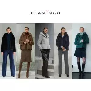 [10%할인+10%적립][후라밍고] 25FW VEGAN FAUX 밍크 후드 하프코트 1종