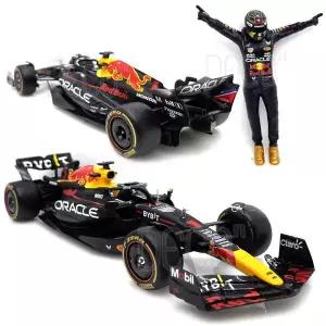 /브라고 1:24 레드불 RB19 + 맥스 베르스타펜 레이서 피규어 미
