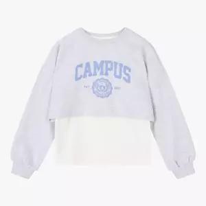 [롯데백화점]유솔 [유솔] 그래픽 크롭 나시세트 맨투맨 ULMA23T57