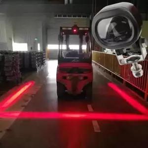 지게차 레드라인 중장비 안전등 레이저빔 일자 경계선