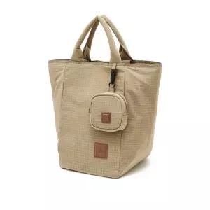 [롯데백화점]닥스 액세서리 [쇼핑백동봉] [DBBA6EG52I2] 베이지 체크 나일론 토트백