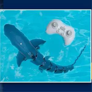 욕조 물놀이장난감 무선조종 헤엄치는 상어 수영장 놀잇감 돌아기 3세 3살