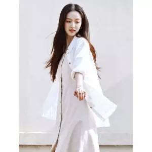 에잇세컨즈 8SECONDS 도비 스트라이프 셔츠 화이트