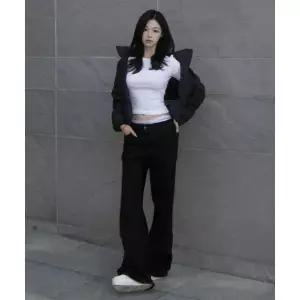 [Calvin Klein]여성 로우라이즈 배기 소프트 블랙 데님 47D713G TWM 661679