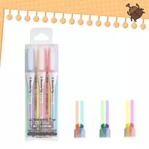 KOKUYO1촉2색 형광펜 Beetle Tip PM-L313-3S