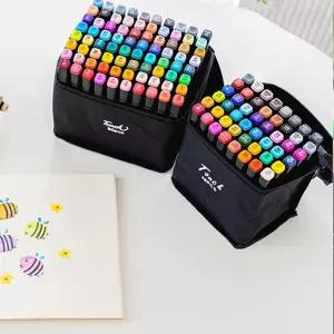 트윈 마카 48색 드로잉 스케치 미술용 사인펜/공예/수업/공부방/스터디/카페/유아원/채점/필기/용품/도구