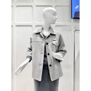 [ZOOC](하남점)(25년 겨울) 루즈핏 셔츠형 코트 Z254MSG542