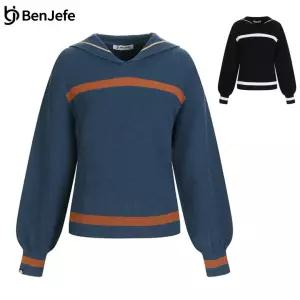 벤제프 경주 포항 여성 컬러배색 후드풀오버 BN5QWSP910_KJ 849189