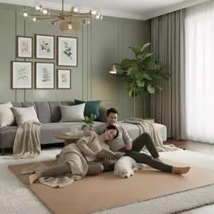 스팀보이 헤링본 온수 마루매트 카페트 거실 온수보일러 투난방