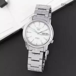 [세이코]5 SNKL75K1 오토매틱 데이데이트 아날로그 클래식 남자 메탈 시계 d