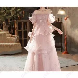 빅사이즈파티복 이브닝 핑크 촬영용 2부 드레스 연주회 파티