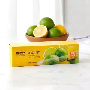 노브랜드 더블지퍼팩(대형) 50매 3개