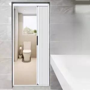 접이식 암막 슬라이딩도어 자바라도어 알루미늄 문 조립 보일러실문 칸막이 도어락