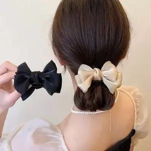 [하프클럽/셀러허브_여성트랜드패션]삔 당고머리 헤어집게 반묶음 작은 머