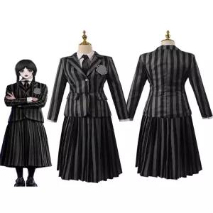 웬즈데이의상 교복 코스프레 귀족 원피스 파티 코스튬 고딕