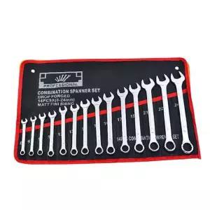 전문가용 편구 스패너 세트 14P HM-10020 스패너세트 공구 복스