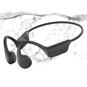 [미국배송] 케메바 IP68 방수 골전도 수영 헤드폰 달리기 사이클링 스포츠 올인원 수중 이어버드 오픈 이어 무선 헤드셋 내장 MP3 플레이어 32GB 메모리 블루투스 5.3