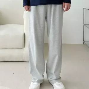 [하프클럽/]남성 와이드핏 허리밴딩 통바지 DMS-PTA-Q4128975