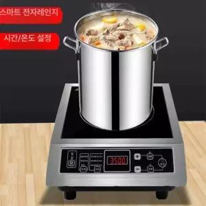 업소용 하이라이트 고화력 렌지 육수 업소용인덕션 세라믹 고출력 반강 국솥 화이트