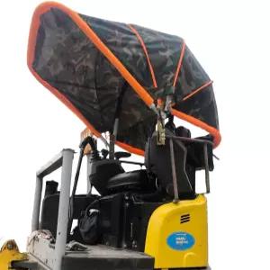 집게차 중장비 그늘막 천막 가리개 바람막이 미채 우산