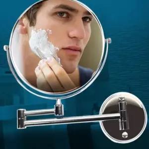 리조트원형거울 일반거울 확대거울 조립 세면대 원형면도경 (WFJ5NQD)