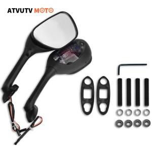 스즈키 호환 GSXR 600 750 1000 2005 K5 K6 K7 K8 K9 12V 용 Led 조명 바이크 오토바이 백미러