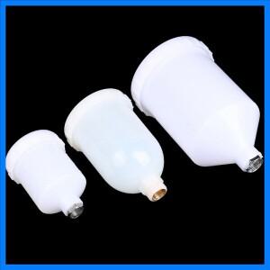 600ml 플라스틱 스프레이 페인트 냄비 분무기 컵 공기 중력 피드 스프레이 건 도구 용 Fastmover 스레드 커