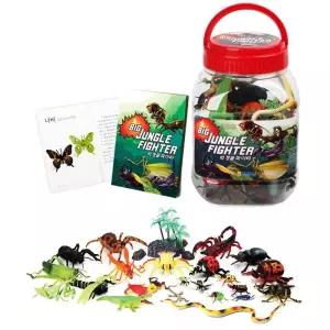 교육용 정글 탐험 자연관찰 곤충 피규어 미니어처 소품 교구 꾸미기