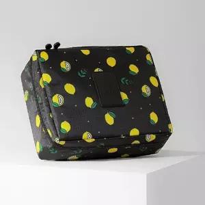 화장품파우치 대형 천 백인백 가방 블랙 (WFJPV92)