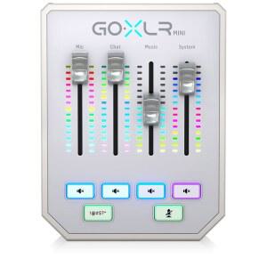 [미국배송] TC HELICON GOXLR MINI-WH 온라인 방송 믹서(USB/AUDIO 인터페이스 및 MIDAS PREAMP 포함)