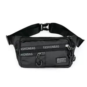 아웃도어 남자 힙색 블랙 힙색 슬링백 여행가방 (WFK436T)