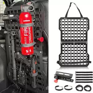 차량용 마이커 견고한 몰 패널 소화기 마운트 랙 전술 시트 백 오거나이저 루프 패스너 및 저장 기어