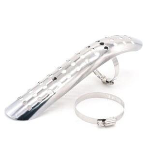 머플러 방열가드 배기통 업소용 밴드 레드 배기관 커버 오토바이 단열방열 무공 마후라 가드