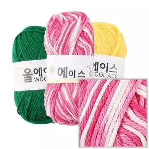 고품질 털실 에이스 뜨개실 NO.491 4개입 뜨개질 (WFJQMCE)