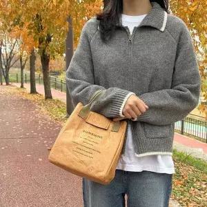 보온 종이 보냉 도시락 가방 (WFJ65O8)