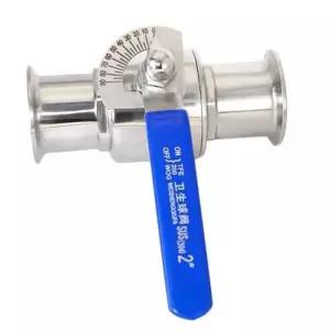 SUS304 앵글 인디케이터 주철 스테인리스 볼 카판