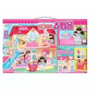 핑크 이층 쇼핑몰 역할놀이 여아장난감 여자아이선물 인형의집 키덜트 어린이날 유아