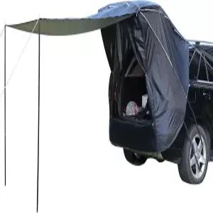 폴리스 방수 방풍 기능이 있는 HREFEU SUV 테일게이트 텐트 자동차 캠핑 액세서리 차양 및 쉘터 중대형