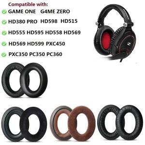 [호환품]sennheiser 호환 Game one G4ME ZERO HD380 PRO HD598 PXC450 PC360 헤드폰 이어 커버 귀마개 귀
