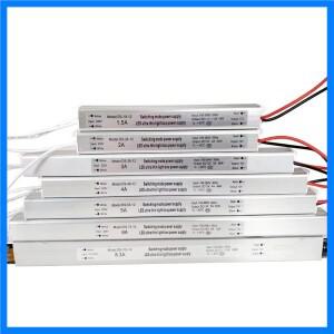 12V 24V LED 드라이버 스위칭 전원 공급 장치 110V-260V LED 초극세 조명 트랜스포머 24W 36W 48W 60W 72W