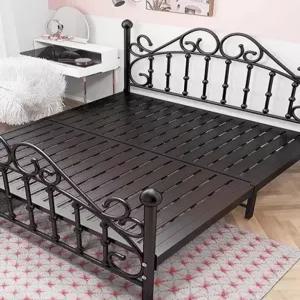 조립식 철제 침대 프레임 공주 북유럽 호텔 싱글 더블