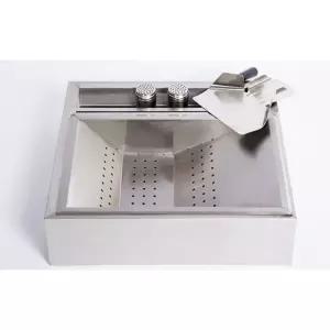 감자튀김 작업대 스텐 간편한 업소용 채반 튀김 기름 거름망