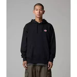 매장정품 DICKIES 디키즈 와펜 스몰 로고 후드티 Black DK013107BLK 893687